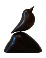 Ota Janeček - Bronzový ptáček zpívající k.č. 10280 - originál soška